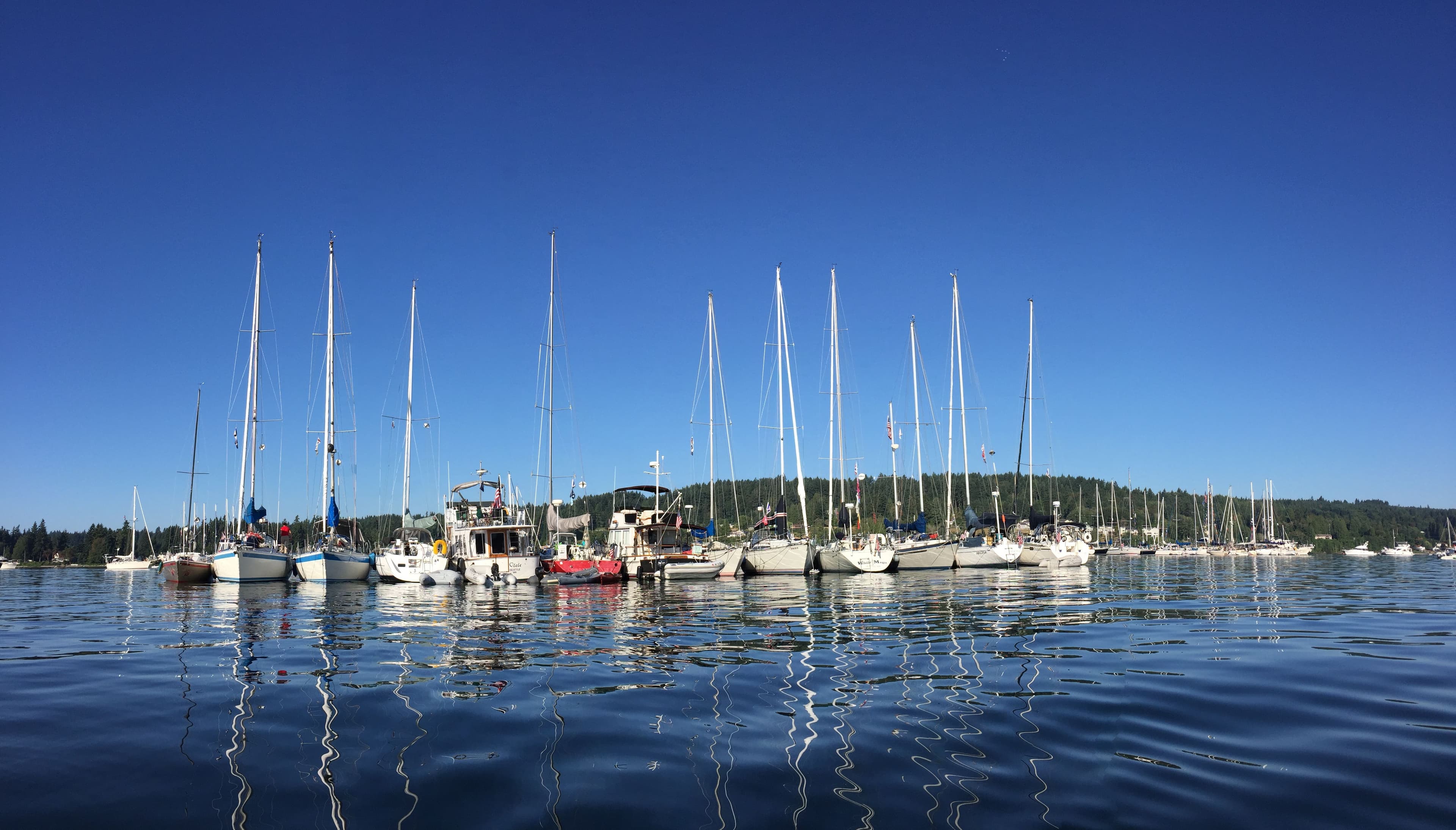 Liberty Bay July 3 raft up