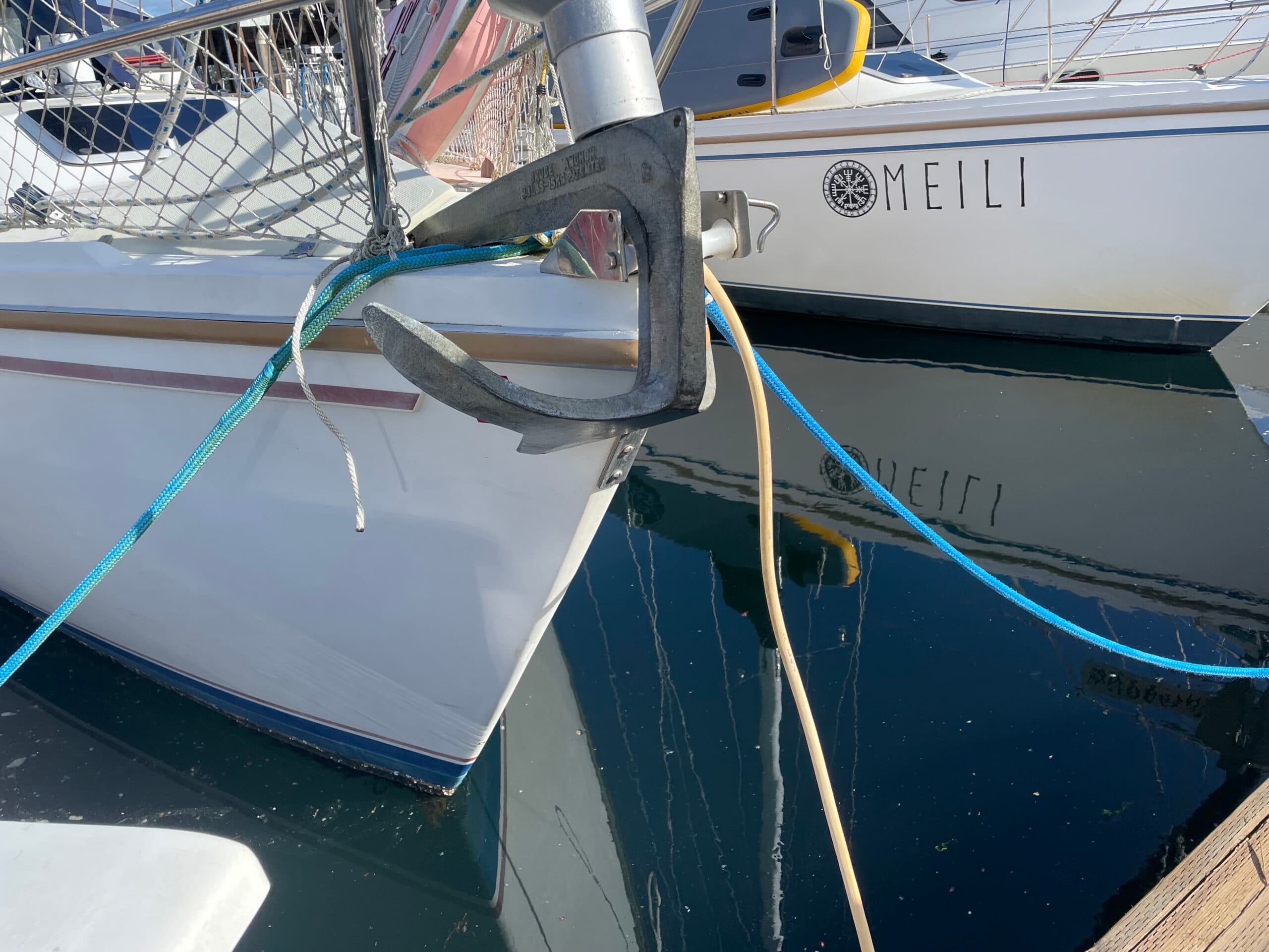 At last… Shadow has a windlass and anchor!