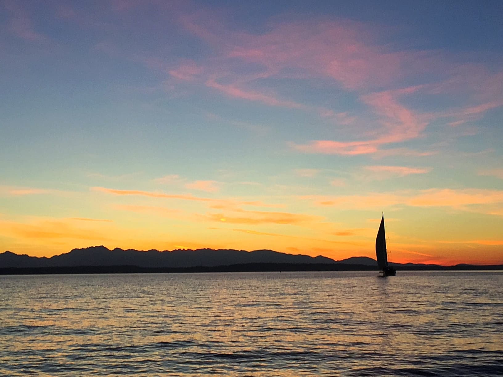 Colorful sunset