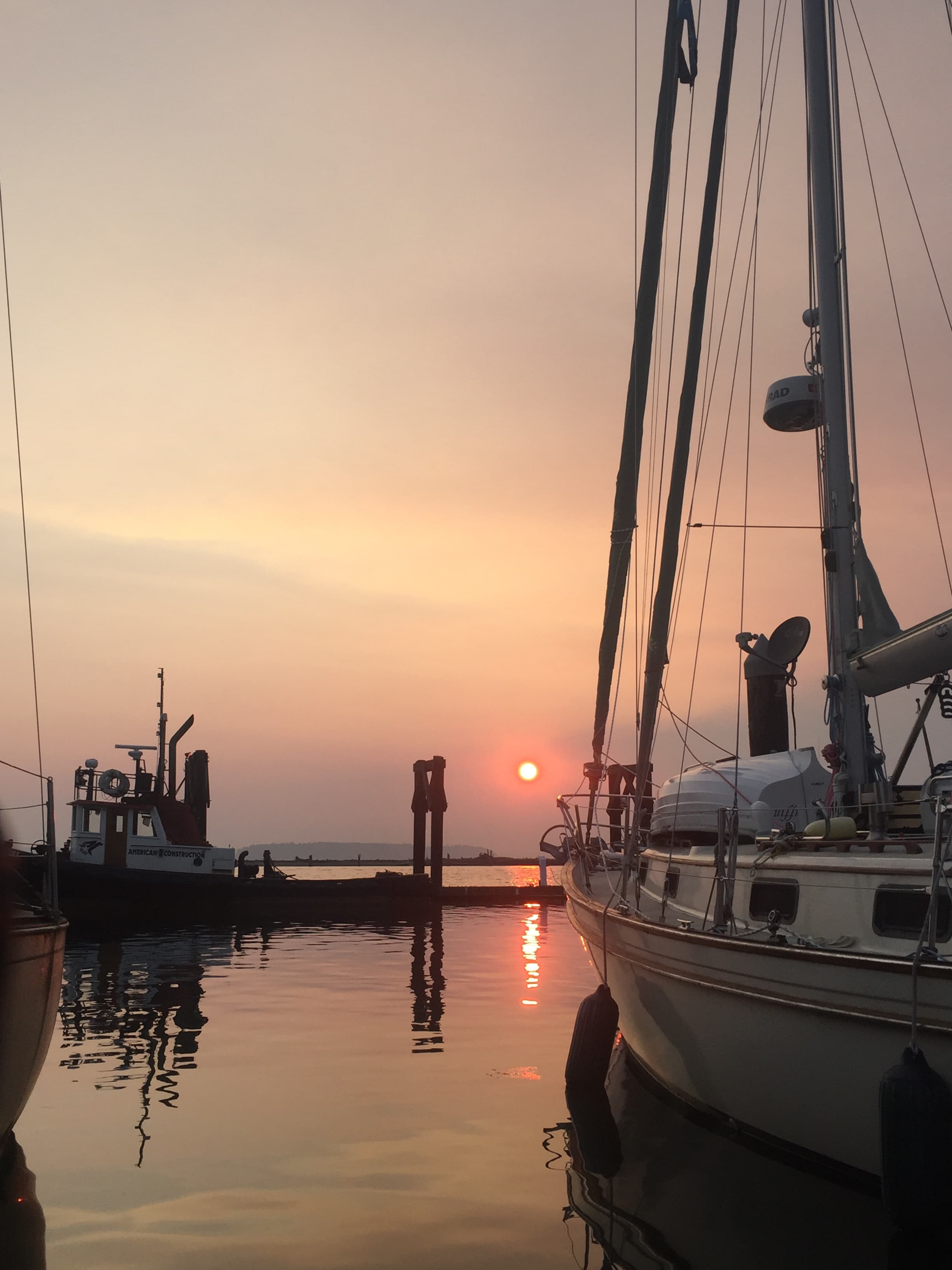 Ready and excited for my sail to San Francisco aboard S/V Silver Wings!