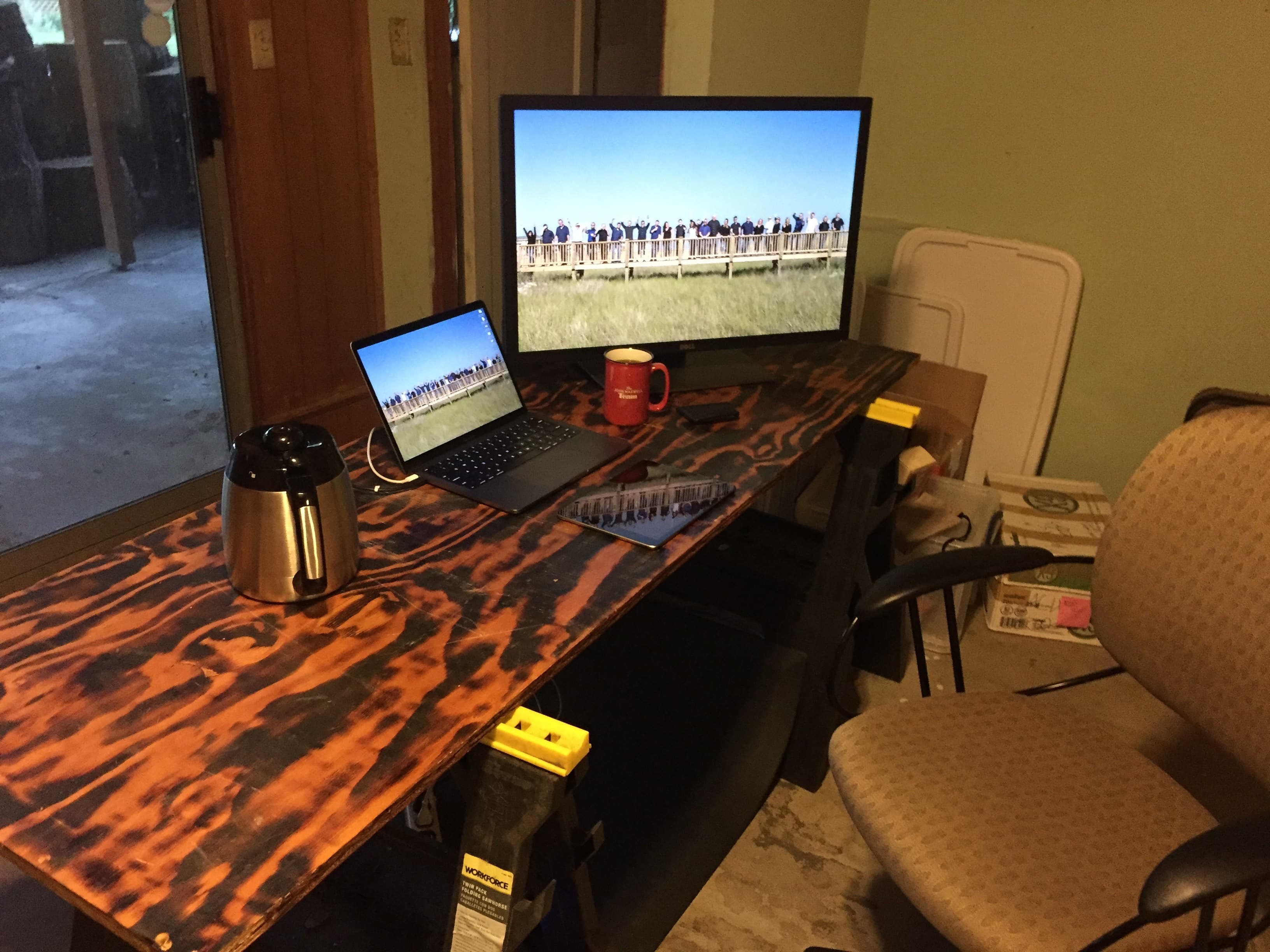Temp Basement Desk