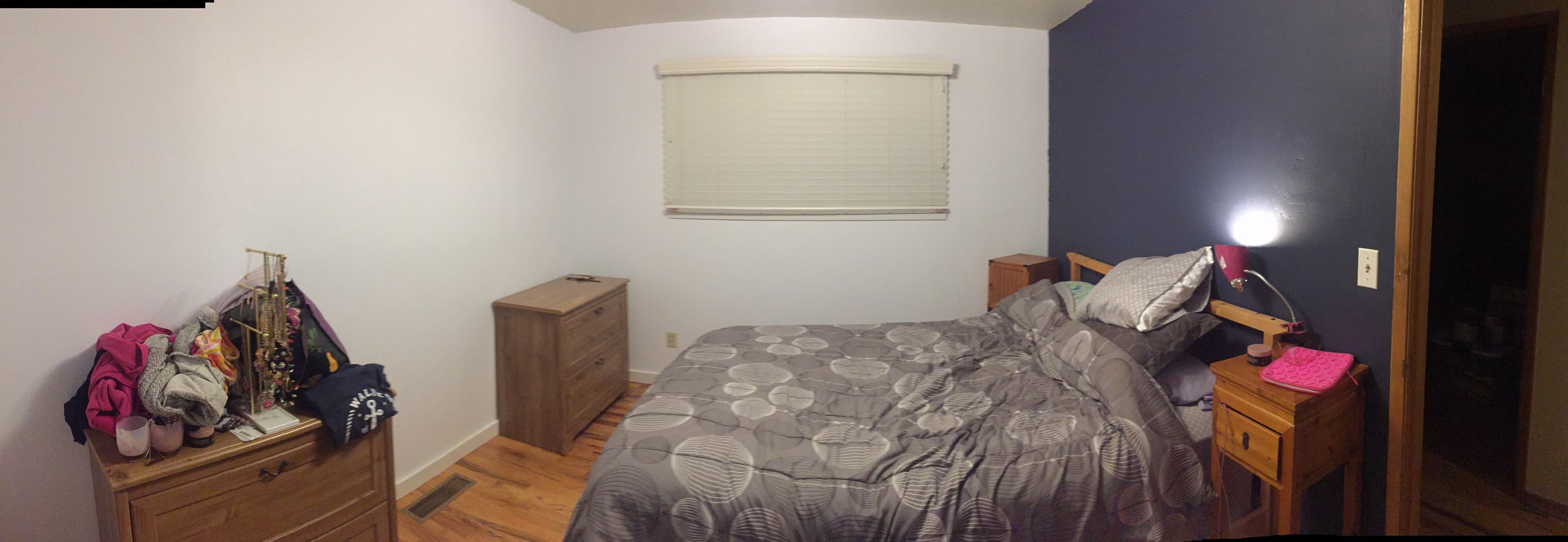 Burien House repainted master bedroom