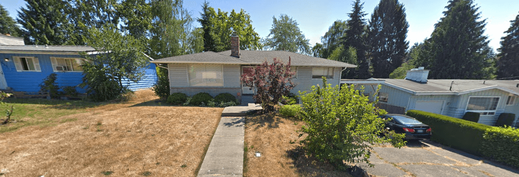 Burien house from the street 2018